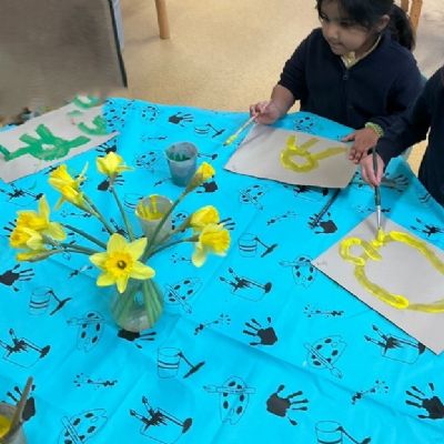 Daffodil paintings